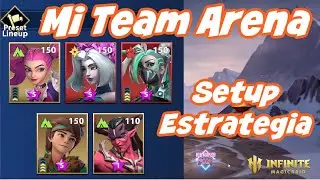 INFINITE MAGICRAID Mi Equipo de Arenas Setup y Estrategias