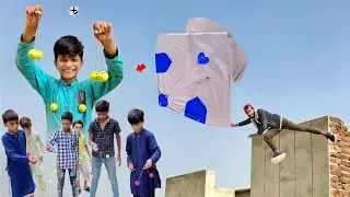 kite Cutting | Tiktik Boys Challenge | Clackers