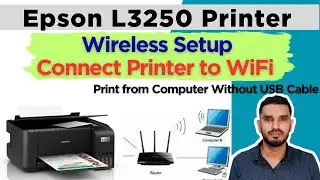 Epson L3250 Printer WiFi Setup II How to Connect Epson L3250 Printer to Wireless Router 