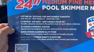 Best Pool Net (Leaf Rake) - My Favorite and a Lifetime Warranty!!!