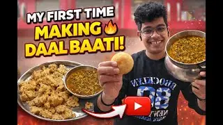 My First Daal Baati Experience 🫓😅