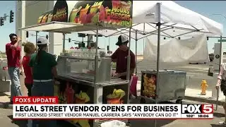 First legal street vendor opens for business in the Las Vegas Valley