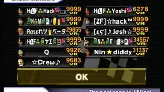 Mario Kart Wii Online Hacker Race 18 (With mkwhacker35555vr, RealRasen2, mikeschannel11, and more)