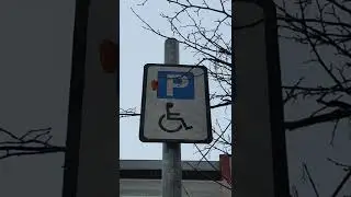 Road signs - disabled parking only
