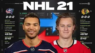 NHL 21 - SETH JONES TO CHICAGO TRADE SIMULATION
