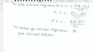 Numerical Methods and Analysis (Interpolation with Unequal differences-Divided difference ) - 64.