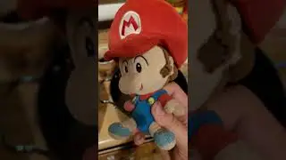 Baby Mario tries to cook