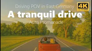 A Tranquil, Dreamlike Drive Through the German Countryside (Rathenow - Brandenburg)