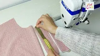 اسهل طريقة لخياطة مرد الرقبة باحتراف 👌