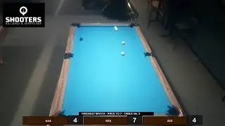 Shooters Billiards & Sports Bar - Table 2 Live