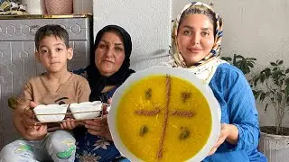 Traditional Persian Sholeh Zard Recipe (Saffron Rice Dessert)