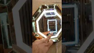 LED Light Mirror || Steel Framed LED Mirror #meesho #amazon #amazing