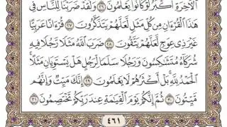 سورة الزمر مكتوبة / محمد أيوب