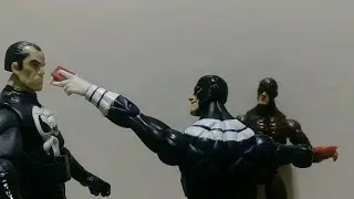 Daredevil vs Punisher vs Bullseye (Stop Motion)