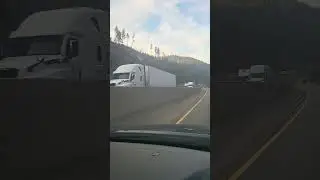 Highway 5 North to a Portland, truck drivers