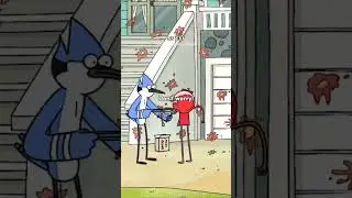 He really was mad this time 😂 #regularshow #mordecai #rigby #benson