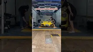 Touchless car washing machine #carwasher #carwashing  #touchless #autowashing
