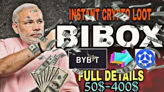 BIBOX NEW INSTANT CRYPTO LOOT TODAY ⛏️ALL OFFER FULL DETAILS LOWEST WITHDRAWAL AND DEPOSIT TRICK.