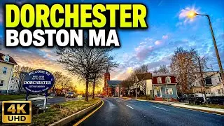 🚙Dorchester Massachusetts | Early Morning Scenic 4K Driving Tour - 12/22/22