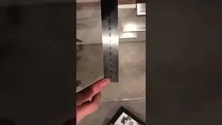 Steel ruler acoustic vibration slow motion