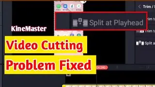 KineMaster Split at Playhead Not Working Problem Fixed. KineMaster Split at Playhead Solution