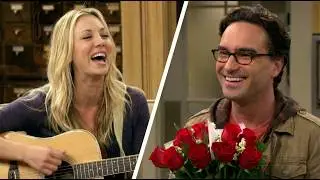 Big Bang Theory Bloopers vs. the Actual Scene