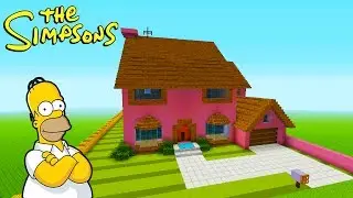 Minecraft Tutorial: How To Make The Simpsons House 