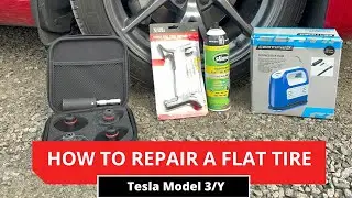 Как отремонтировать проколотую шину на Tesla [3 простых шага]