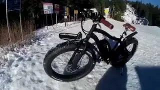 eRanger electric fat bike on Seymour Mountain Jan 2015
