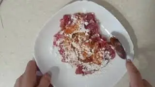 Мясо соломкой по-китайски