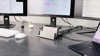 Gaming and Work ? Triple Monitor USB C Docking Station with Dual Stand