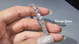 Everday Wear Jewelry Collection | 3MM Diamond Moissanite Tennis Bracelet | Latest Fashion Jewelry