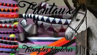 Frontaux triangle bicolores à tresser [Tuto]