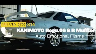 JDM S14 SILVIA SR20DE Exhaust sound | KAKIMOTO Regu.06&R muffler | ASMR 4K