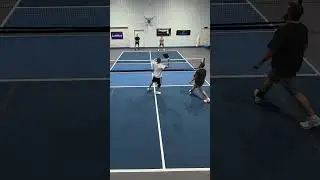 HOW TO PUTAWAY A LOB PT.2. SIMPLE. HAVE YOUR TEAMMATE DO IT #pickleball #funny