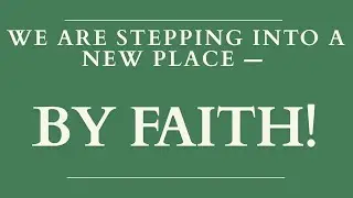 Stepping into a New Place By  Faith  | Pastor Julian | JCJ | Valhalla Park, Cape Town