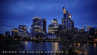 Frankfurt skyline at twilight &bull; quiet city transition