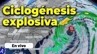 En vivo - Ciclogénesis en las Carolinas