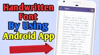 Best Android App for Handwriting and Note Taking | Convert Text into Handwritten | Tips n Tricks
