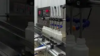 Small four-head liquid filling machine for cleaning agent #Equipment factory#Filling equipment