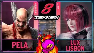 Tekken 8 Pela (HEIHACHI) VS Lux Lisbon (ANNA))🥊 鉄拳8🥊4K 60ᶠᵖˢ🥊T8🥊TK8 #tekken