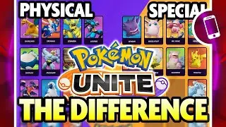 The DIFFERENCE between PHYSICAL and SPECIAL ATTACKERS in Pokemon Unite #Shorts