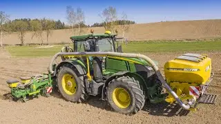 DEMO TOUR  - John Deere 7250R +  Exact Emerge 1725NT + Bednar Ferti Box FB 2000F