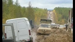 Российский дороги.Шок.Ужас/Russian Horrible Roads