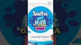 Top 10 milk brand from different states of india🇮🇳🥛#shortsfeed #milk #shorts #viral
