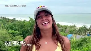 La premiaci&oacute;n a Domi Charrier por haber surfeado la ola m&aacute;s grande del a&ntilde;o a remo - Big Wave Awards