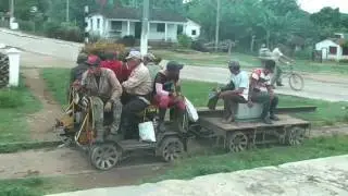 Rail workers in Cuba