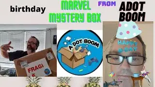 MARVEL MYSTERY BOX FROM ADOT BOOM FOR MY BIRTHDAY