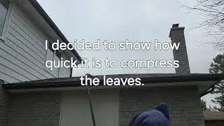 Skyvac! The best gutter cleaning tool!