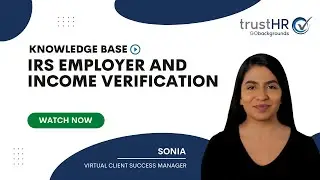 IRS Employer and Income Verification